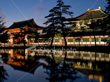 Nara Todai-ji temple inner gate