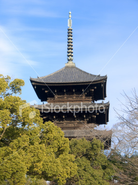 Toji Temple pagoda, Kyoto on Dreamstime.com