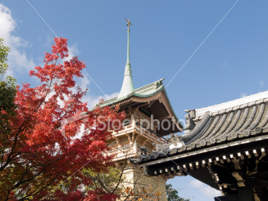 Gion Tower in Daiunin Temple